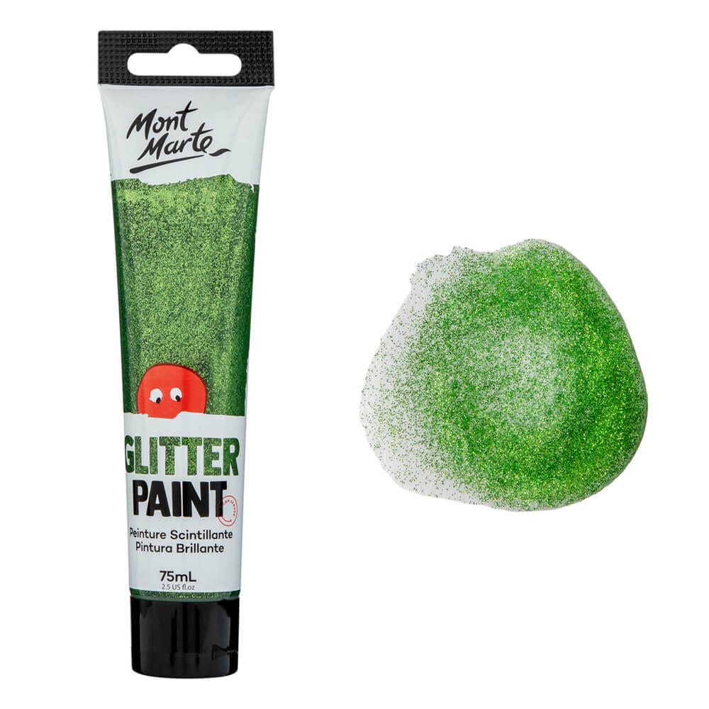Mont Marte গ্লিটার পেইন্ট 75ml – Light Green