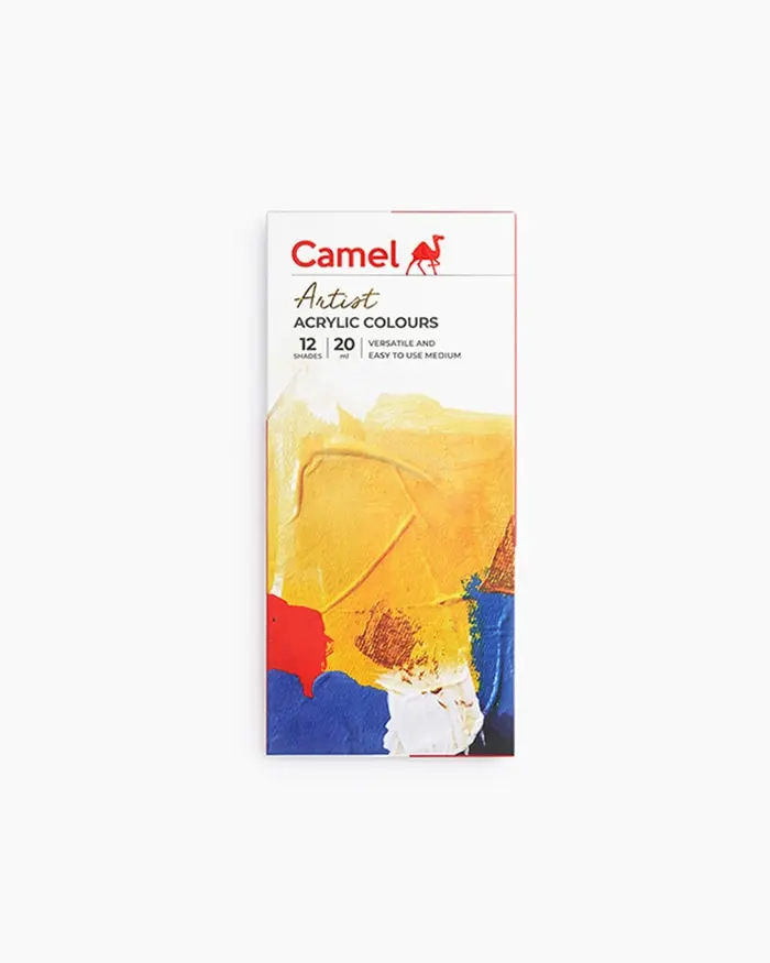 Camel আর্টিস্ট অ্যাক্রিলিক কালার 20ml 12 শেড *NEW*
