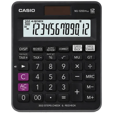 Casio ডেস্কটপ ক্যালকুলেটর - MJ-120D প্লাস