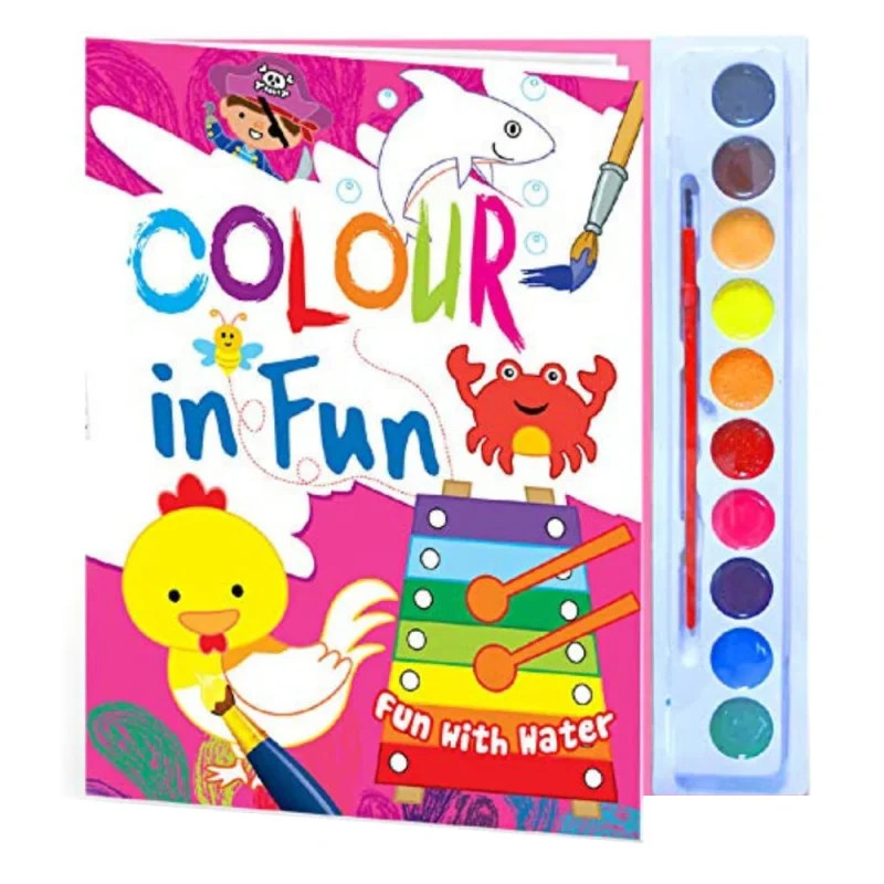 Little Painter Coloring Book: Colour in Fun (Pink)