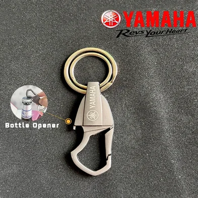 Yamaha ব্র্যান্ডেড কী রিং সহ বোতল ওপেনার ও 2 O-রিং অ্যালয় মেড স্টাইলিশ 1 পিস — ছবি 2
