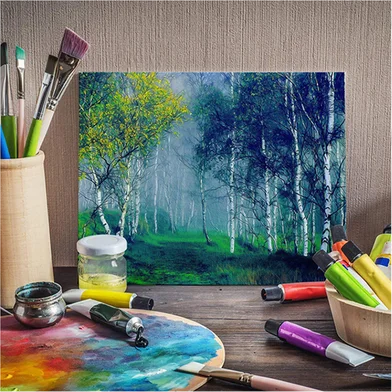হোয়াইট ক্যানভাস 12x20 ইঞ্চি 2 পিস — ছবি 3