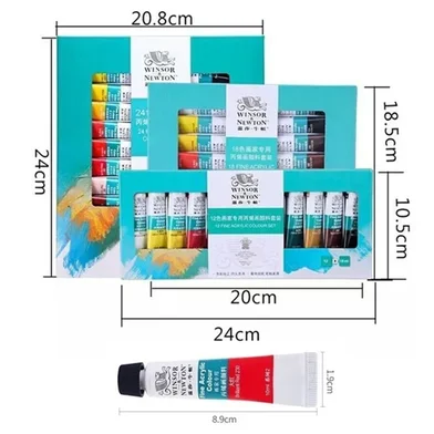 Winsor And Newton অ্যাক্রিলিক কালার 12 শেড 10 মিলি — ছবি 3