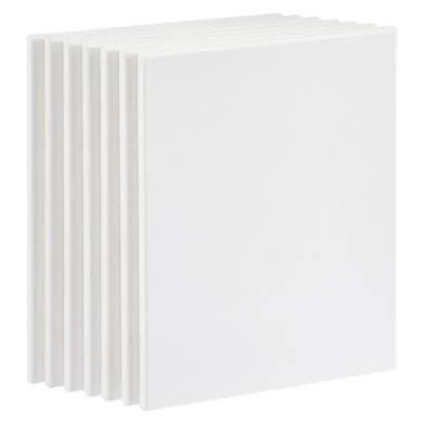 হোয়াইট প্রিমিয়াম ক্যানভাস 6 X 6 ইঞ্চি 2 পিস — ছবি 4