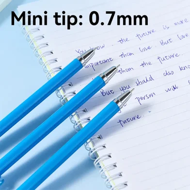 Deli Flickwell বলপয়েন্ট পেন-0.7 মিমি-12 পিস - EQ120-BL — ছবি 4