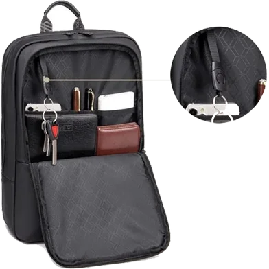 Arctic Hunter B00529 এক্সপ্যান্ডেবল ল্যাপটপ ব্যাকপ্যাক (গ্রে) — ছবি 3
