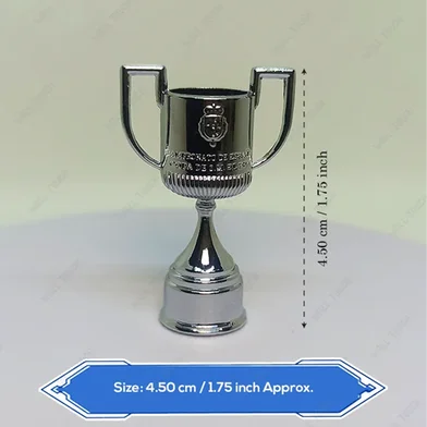 স্মল Copa Del Rey ফুটবল ট্রফি ডেস্ক কার শোকেস গিফট — ছবি 2