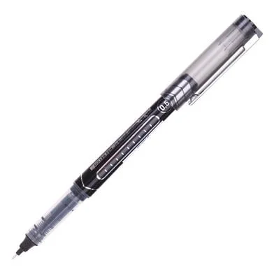 Deli রোলার পেন ব্ল্যাক ইংক 0.5 মিমি12 পিস - EQ20220 — ছবি 4