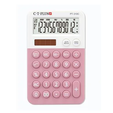 পকেট মিনি স্মল ক্যালকুলেটর Calculatrice Taschenrechner Calculadora কিউট 12 ডিজিট - PT-310c/PT-310 — ছবি 2