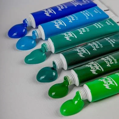 Mont Marte অ্যাক্রিলিক পেইন্ট সেট 24 কালার 12 মিলি পারফেক্ট ফর ক্যানভাস উড, ফেব্রিক, লেদার, কার্ডবোর্ড পেপার এমডিএফ ও ক্রাফট — ছবি 2
