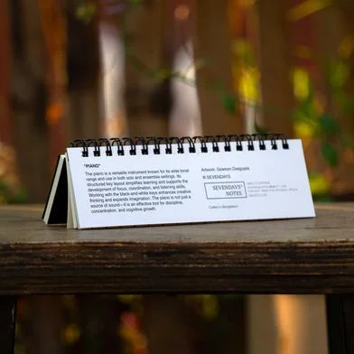 Sevendays Notes Piano স্পাইরাল নোটবুক - SN202511199 — ছবি 4