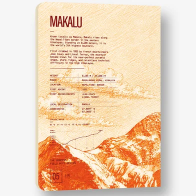 Makalu নোটবুক — দ্য 8000’ERS ফিল্ড Notes সিরিজ-05 - SN202606231 — ছবি 2