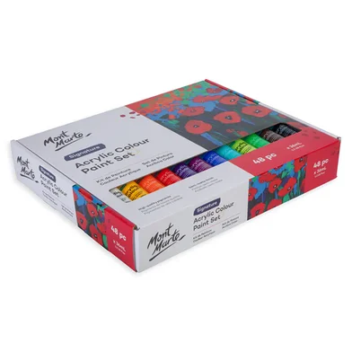 Mont Marte অ্যাক্রিলিক পেইন্ট সেট-48 পিস x 36 মিলি — ছবি 3