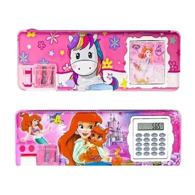 পেন্সিল বক্স সহ ক্যালকুলেটর ও ফর কিডস ফর স্কুল যেকোনো কালার — ছবি 5