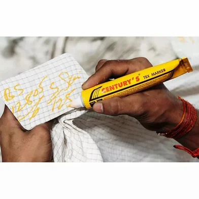 Century টেক্সটাইল মার্কার পেন ইয়েলো 2 মিমি 60 মিলি — ছবি 4