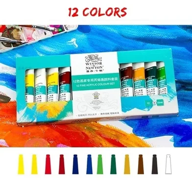Winsor And Newton অ্যাক্রিলিক কালার 12 শেড 10 মিলি — ছবি 2