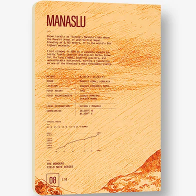 Manaslu নোটবুক — দ্য 8000’ERS ফিল্ড Notes সিরিজ-08 - SN202606234 — ছবি 2