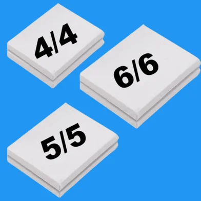 ক্যানভাস কম্বো প্যাকেজ, (4/4,4/4,5/5,5/5,6/6,6/6) কম্বো 6 পিস ক্যানভাস ফর পেইন্টিং — ছবি 2