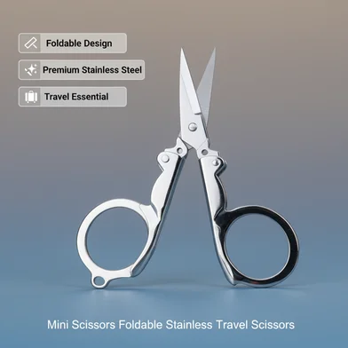 মিনি কাঁচি ফোল্ডেবল StainlessTravel কাঁচি — ছবি 2