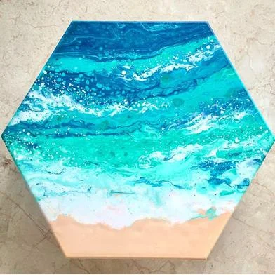 হেক্সাগন শেপ ক্যানভাস12 x 12 ইঞ্চি — ছবি 3