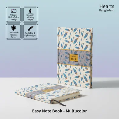 Hearts ইজি নোটবুক- মাল্টিকালার — ছবি 2