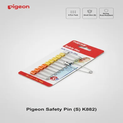 Pigeon (K882) সেফটি পিন (S) 9 পিস- কার্ড (যেকোনো কালার) - 10882 — ছবি 2