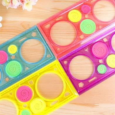 Generic Spirograph জ্যামিতিক Stencils রুলার ড্রাফটিং টুল — ছবি 4