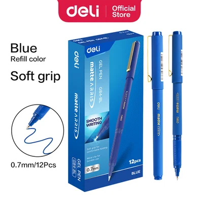 Deli ম্যাট Arris জেল পেন-0.7 মিমি-12 পিস - EG84-BL — ছবি 2