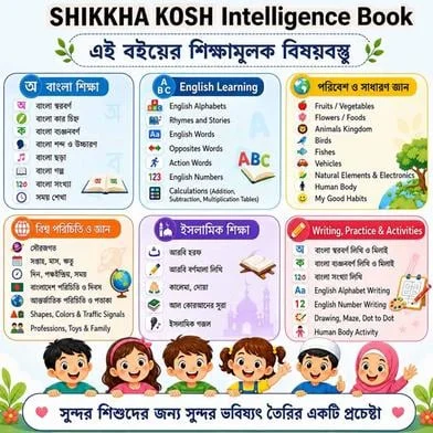 শিক্ষা Kosh ইন্টেলিজেন্স টকিং বুক 62 পেজ সহ 8.5 ইঞ্চি এলসিডি রাইটিং ট্যাবলেট — ছবি 2