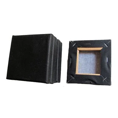 ব্ল্যাক প্রিমিয়াম ক্যানভাস 6x6 ইঞ্চি 3 পিস — ছবি 3