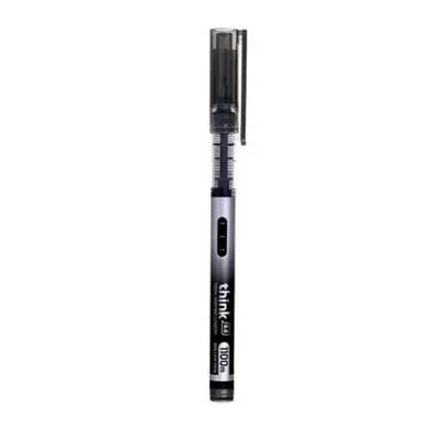 Deli রোলার পেন ব্ল্যাক 0.5 মিমি 12 পিস - EQ300-BK — ছবি 4