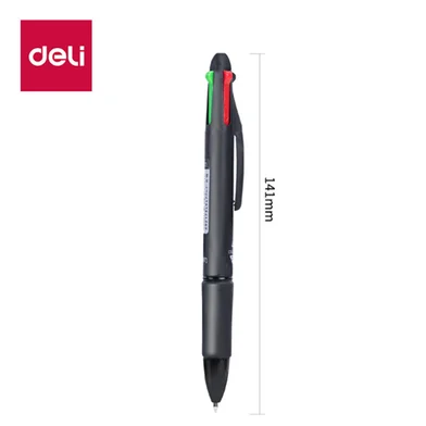 Deli 4 কালার জেল পেন-0.7 মিমি-12 পিস - 33390 — ছবি 3