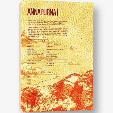 Annapurna I নোটবুক — দ্য 8000'ERS ফিল্ড Notes সিরিজ-10 - SN202606236 — ছবি 2