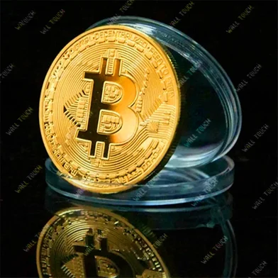 ফিজিক্যাল কালেক্টর গোল্ড প্লেটেড Btc কয়েন আর্ট কালেকশন গিফট কয়েন গোল্ডেন C 2X পিস — ছবি 3