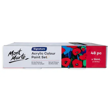 Mont Marte অ্যাক্রিলিক পেইন্ট সেট-48 পিস x 36 মিলি — ছবি 4