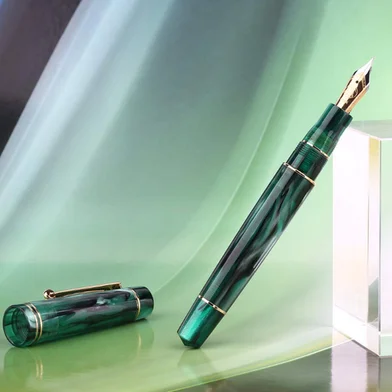 Majohn Moonman M800 সেলুলয়েড ফাউন্টেন পেন — ছবি 5