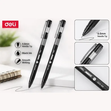 Deli Maaax জেল পেন-0.5 মিমি-12 পিস - EG62-BK — ছবি 2