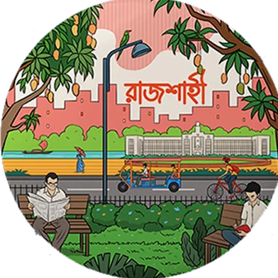 Sevendays রাজশাহী বাটন পিন ব্যাজ - 10 পিস — ছবি 2