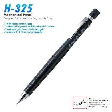 Pilot H-325 মেকানিক্যাল পেন্সিল HB 0.5 মিমি — ছবি 2
