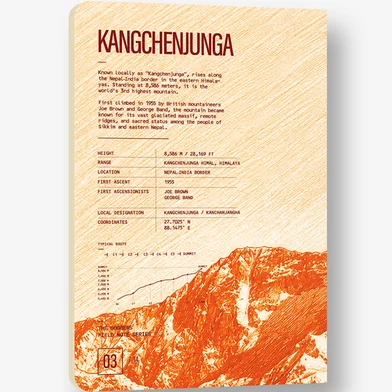 Kangchenjunga নোটবুক — দ্য 8000’ERS ফিল্ড Notes সিরিজ-03 - SN202606229 — ছবি 2