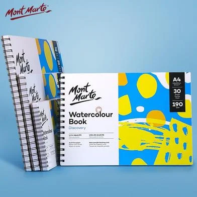 Mont Marte ওয়াটারকালার বুক A5 সাইজ (30 শিট) — ছবি 2
