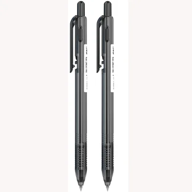 Deli Scrivin বলপয়েন্ট পেন 0.5 মিমি-12 পিস - EQ105-BK — ছবি 3