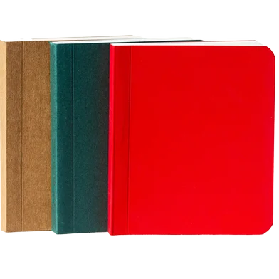 Sevendays Notes টাইনি স্কেচবুক সিরিজ রেড, গ্রিন ও ক্র্যাফট নোটবুক 3-প্যাক — ছবি 2
