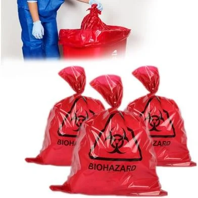Biohazard ব্যাগ রেড 20×30 ইঞ্চি — ছবি 2
